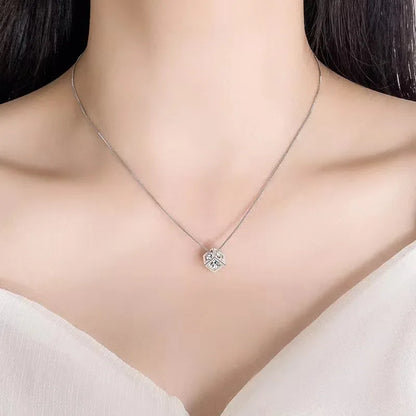 New Popular 925 Sterling Silver Trend Sparkling Zirconia Necklaces For Women Party Wedding Accessories Jewelry Holiday Gifts